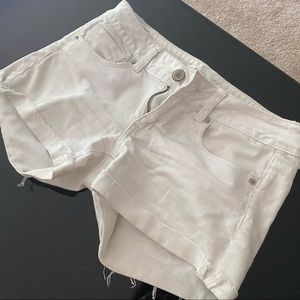 American Eagle White Jean Shorts (Stretch) - sz 4